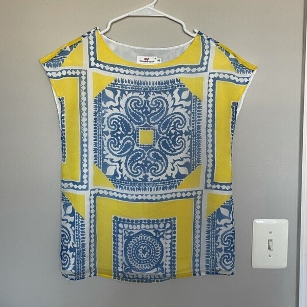 Vineyard Vines silk sleeveless‎ top